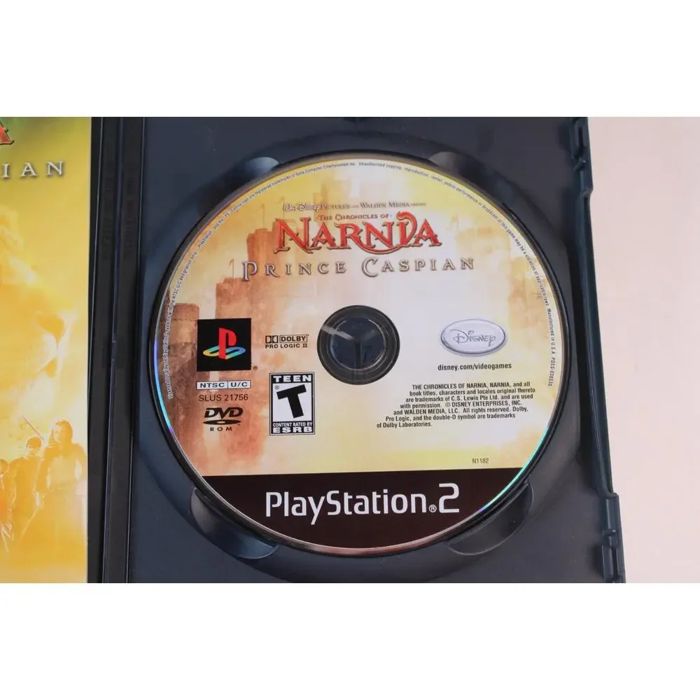 2 gams: Chronicles of Narnia: Prince Caspian + Lion/Witch/Wardrobe (Sony PS2)